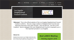 Desktop Screenshot of lancc.org