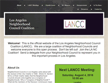 Tablet Screenshot of lancc.org